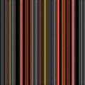 Vibrant Vertical Stripes Pattern with Red, Grey, Orange, and Black Accents. Royalty Free Stock Photo