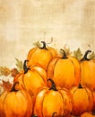 Vibrant Vignettes: A Whimsical Display of Pumpkins and Princesse