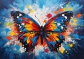 Vibrant Visions: The Colorful Flight of Graffiti Butterflies