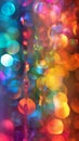 Vibrant Visions: A Luminous Display of Blurred Lights and Colorf