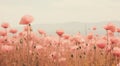 Vibrant Visions: A Stunning Daytime View of a Bright Poppy Field