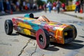 Vibrant Vortexes in Suburban Soapbox Derby Races