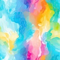 Vibrant watercolor background with playful brushstrokes and fluid figures (tiled)