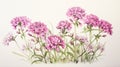 Vibrant Watercolor Depiction of the Gibraltar Campion AI Generated