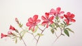 Vibrant Watercolor Depiction of the Gibraltar Campion AI Generated