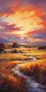 Vibrant Watercolor Painting Inspired By Mark Keathley And Noah Bradley