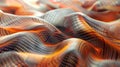 Vibrant waves of abstract color blend seamlessly in this unique AI creation