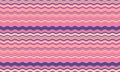 Vibrant wavy stripes in pink, peach, and purple create a dynamic, retroinspired seamless pattern. Ideal for textile design, Royalty Free Stock Photo