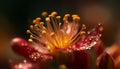 Vibrant wildflower growth in meadow during autumn generated by AI Royalty Free Stock Photo