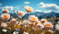 Vibrant wildflowers blossom in the meadow, under the summer sun generated by AI Royalty Free Stock Photo