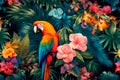 Vibrant Wings: Interactive Parrot Art in the Jungle