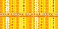 Vibrant Yellow and Orange Abstract Dotted Pattern Design Seamless Texture Background for Textile Royalty Free Stock Photo
