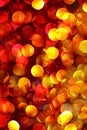 Vibrant yellow, orange, and red light bokeh abstract gradient for stunning background visuals