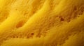 Vibrant Yellow Sponge Texture Background AI Generated