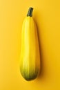 Vibrant Yellow Zucchini on Colorful Background AI Generated