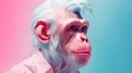 Vibrant Zbrush Monkey Art With Realistic Detailing And Dynamic Colors