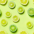 vibrant and zesty world of citrus with a close-up photo of lemon slices on a solid background.