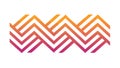 Vibrant Zigzag Line Pattern Vector Gradient Design Element, vector design Generative AI Royalty Free Stock Photo