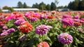 Vibrant Zinnias At Lona\'s Flower Farm: A Colorful Delight