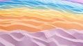 Vibrantly colored rainbow sand close-up AI Generated