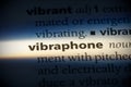 Vibraphone Royalty Free Stock Photo
