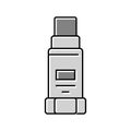 vibration sensor module color icon vector illustration Royalty Free Stock Photo