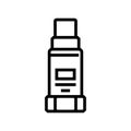 vibration sensor module line icon vector illustration Royalty Free Stock Photo