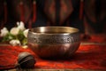 Vibrational Peace Emissary: As the Indian singing bowl resonates, it becomes an emissary of vibrational peace, bestowing