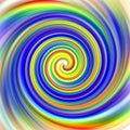 Vibrational rainbow abstract background