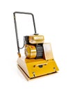 Vibratory plate compactor model on white background