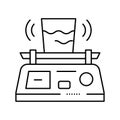 vibro sifter line icon vector isolated illustration