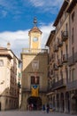 Independence flags in Vic, catalonia