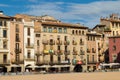 Independence flags in Vic, catalonia