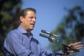 Vice President Al Gore campaigns