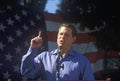 Vice President Al Gore campaigns Royalty Free Stock Photo