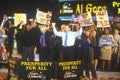 Vice President Al Gore at a Presidential rally for Gore/Lieberman on October 31st of 2000 in Westwood Village, Los Angeles