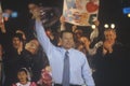 Vice President Al Gore at a Presidential rally for Gore/Lieberman on October 31st of 2000 in Westwood Village, Los Angeles Royalty Free Stock Photo