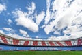 At Vicente Calderon Stadium Royalty Free Stock Photo