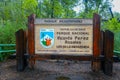Vicente Perez Rosales National Park Welcome Sign Table CONAF Chile