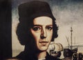 Vicente Yanez Pinzon portrait. 15th Century Navigator