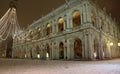 Vicenza City in Italy the Main Square with tower called Torre Bi