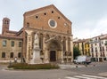 St Lawrence Church and Square in Vicenza, Italy