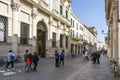 Vicenza,Palladio street.