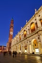 Vicenza, Veneto, Italy. The Basilica Palladiana is a Renaissance building in the central Piazza dei Signori in Vicenza