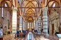 Vicenza, Veneto, Italy. .The interiors of the church of San Lorenzo