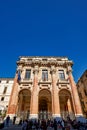 Vicenza, Veneto, Italy. The palazzo del Capitaniato, also known as loggia del Capitanio or loggia Bernarda