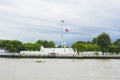 Vichai Prasit Fortress by the river bank in Bangkok Royalty Free Stock Photo