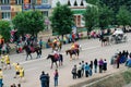 VICHUGA, RUSSIA - JUNE 6, 2015: The celebration of the City of Vichuga in Russia