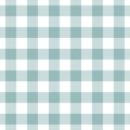 Vichy pattern in soft green grey and white. Seamless spring summer classic gingham check graphic vector for picnic blanket.