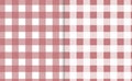 Vichy Seamless set. Pastel gingham pattern. Background for Easter, wallpaper, blanket. Royalty Free Stock Photo